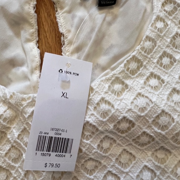 Banana Republic White Sleeveless Blouse - Picture 3 of 8